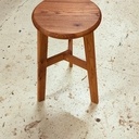 Tabouret d'atelier en orme