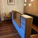 La Rambarde, Banquette, Bibliothèque et Bureau