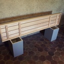 Un banc démontable