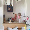 Deux Tablettes En Frêne Coulant