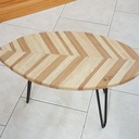 Petite table basse "Feuille"
