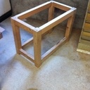 Coffre à bois en chene