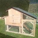 Poulailler en massif