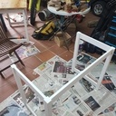 Petites tables enfants sur bois de récupération