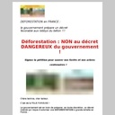 Attention à la déforestation française !