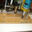 Fraisage légèrement plus profond que la hauteur de la bague