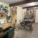 Atelier dans mon garage cloisonné