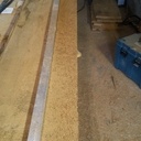 Habillage d'escalier en fer