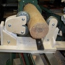 Lunette de tournage à deux galets