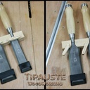 Prototype de support pour mes ciseaux à bois