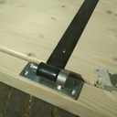 Porte de cave à 2 vantaux