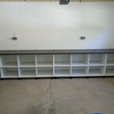 Grands plans de travail et caissons.