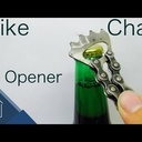 Décapsuleur en chaine de vélo