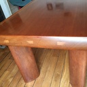 Restauration - vernissage d'une table Charlotte Perriand (copie)