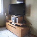 Meuble tv chêne massif