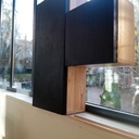 Coffrage compteurs électriques avec peinture magnétique