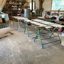 Bibliothèque sur-mesure en hêtre