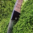 Pliant, plaquettes erable ondé et ébène