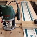 Gabarit pour defonceuse sur rail