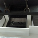 Rangements sous cheminée