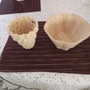 Petites corbeilles chantournées