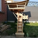 Cabane pour lapins chouchoutés