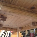 Table basse en merisier