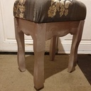 Tabouret coiffeuse baroque