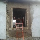 Finition autout à l'enduit-mortier de terre