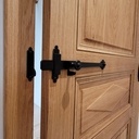 Portes traditionnelles en chêne avec loquet poucier