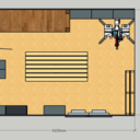 Cabanon atelier pour le bois (12m2)