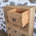 Meuble à tiroirs, type apothicaire