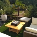 Table basse salon de jardin