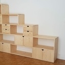 Bibliothèque escalier