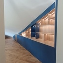 Bibliothèque sous pente