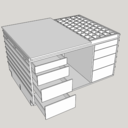 Table d'assemblage avec boite de torsion