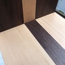 Petit meuble de rangement noyer hêtre