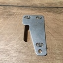 Gabarit pour usinage du système de verrouillage Ferrure tubulaire bout de table FM-STOP Pöttker