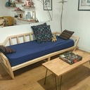 Canapé en frêne (3 places, assise 190x80cm)