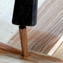 Bar courbe pierre taillées et bois cintré