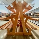 Etal à Fruits et Légumes. Douglas et Zinc.