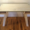 Bureau de chambre d'enfant #1 en bois de palette