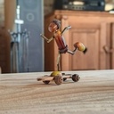Un gland en skate