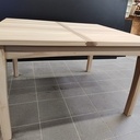 Table et rallonges en orme