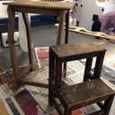 Restauration d'un banc - échelle