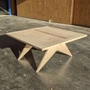 Table basse AXXO en châtaigner format Kotatsu