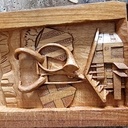 Sculpture d'une stèle personnalisé