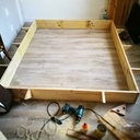 Lit sans tête de lit