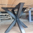 Tuilage table carrée 140X140 en frêne