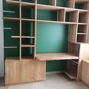 Bureau, bibliothéque, meuble bas